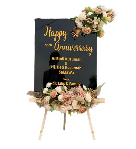 Papan Bunga Akrilik Pandak Gede