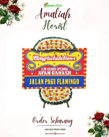 Sewa Papan Bunga Pandak Gede